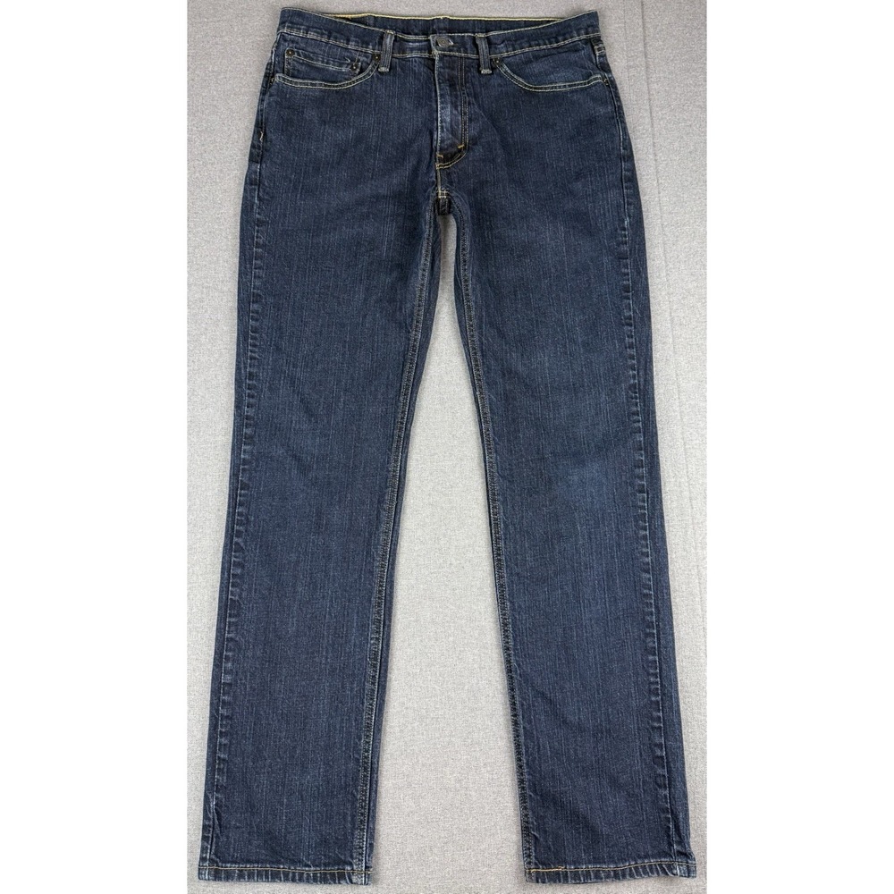 Levi's 541 Athletic Fit Men's Jeans W34 L34 Dark Wash Blue Denim Straight Leg